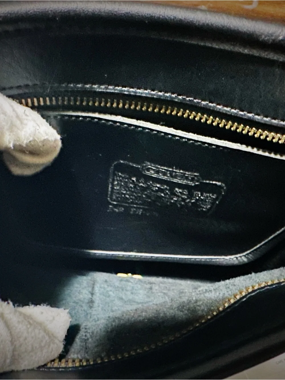 Rare Vintage COACH Black soft Leather Crossbody Shoulder Bag - COACH message Bag